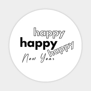 Happy Design for the New year Magnet